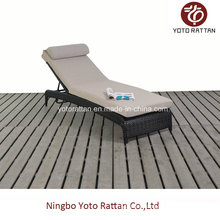 Rattan Lounge Without Wheels in Brown (1116)